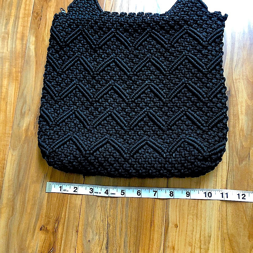 Crochet black purse - Picture 9 of 9
